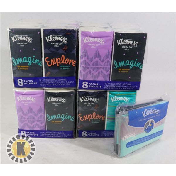 PACKS OF POCKET TISSUES