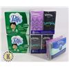 Image 1 : BAG OF KLEENEX AND PACKS OF POCKET TISSUES
