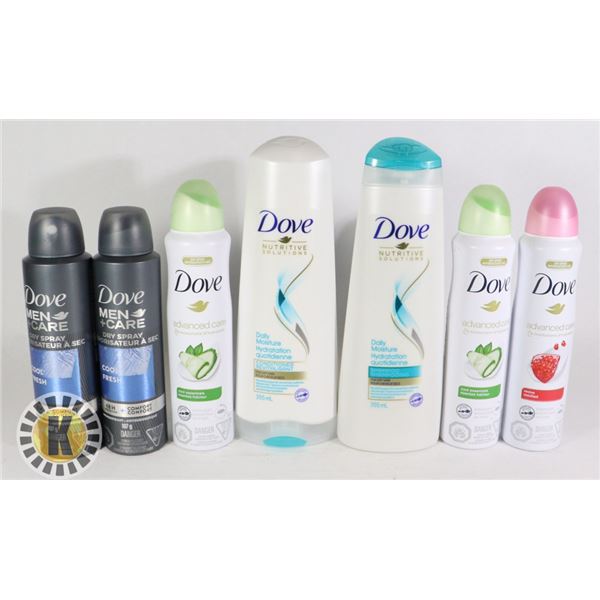 BAG OF DOVE BODY LOTION & MOISTURIZER
