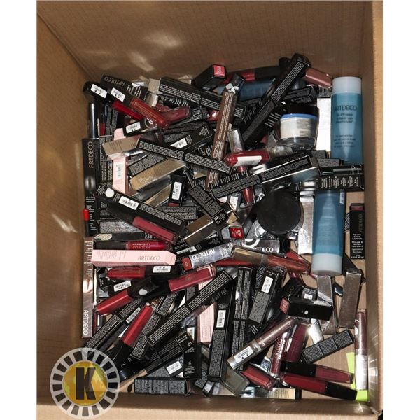 BOX OF NEW ARTDECO COSMETIC PRODUCTS