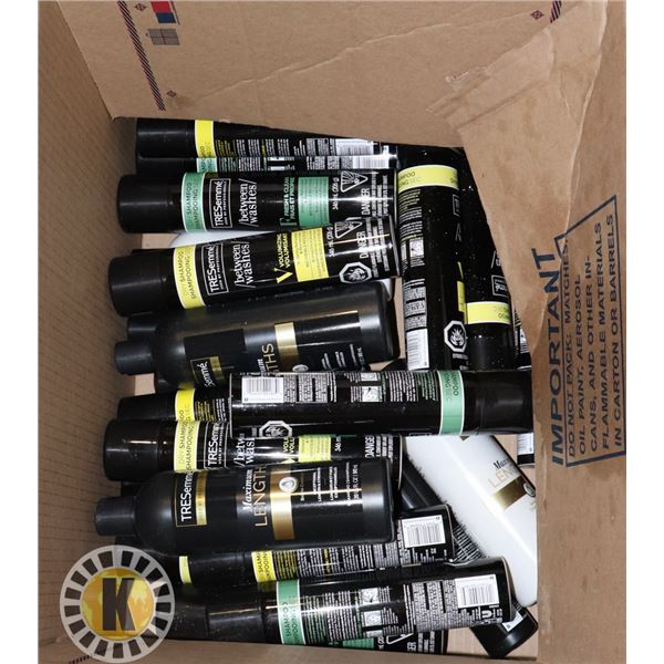 BOX OF HAIR PRODUCTS