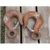 Image 1 : 2 LARGE HOOKS, 3 SHACKLES, ASSORTED HOOKS