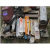 Image 1 : QUANTITY OF WELDING ROD & HELMETS