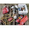 Image 2 : PALLET OF ASSORTED LIGHTS, CABLES, WARMER