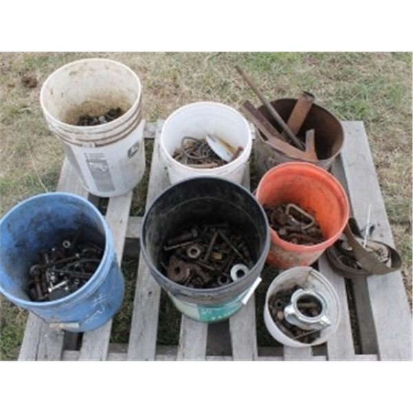 QUANTITY OF STEEL, BOLTS, NUTS & MISC