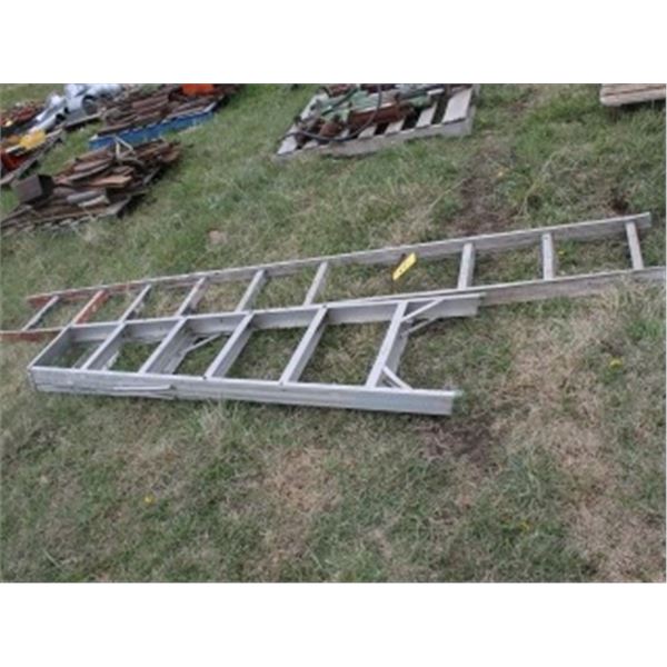 2 ALUMINUM LADDERS
