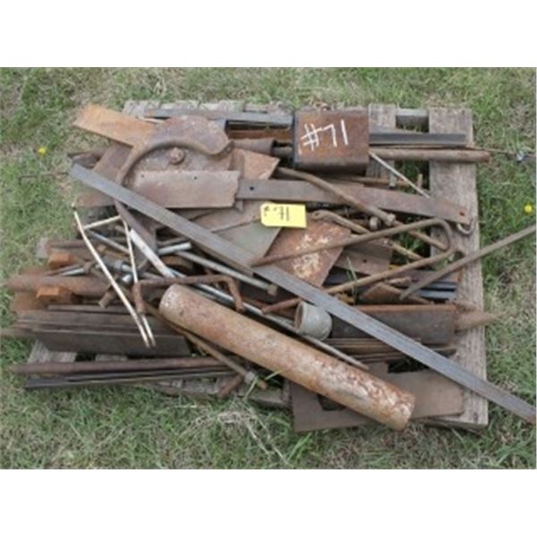 PALLET OF MISC STEEL