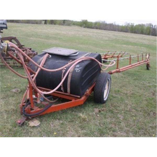 APPROX. 64' SPRAYER C/W POLY TANK & PTO PUMP
