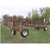 Image 2 : 17 SECTION ROLLING DRAW BAR C/W HARROWS