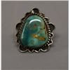 Image 1 : NATIVE AMERICAN NAVAJO SILVER AND TURQUOISE RING