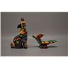 Image 1 : HUICHOL BEADED COYOTE AND ROADRUNNER
