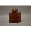 Image 2 : CANADIAN NORTH WEST COAST CARVED WOODEN BOX BY ARTIE GEORGE