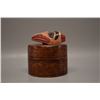 Image 3 : CANADIAN NORTH WEST COAST CARVED WOODEN BOX BY ARTIE GEORGE