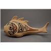 Image 1 : NATIVE AMERICAN JEMEZ POTTERY FISH BY M DAVIS