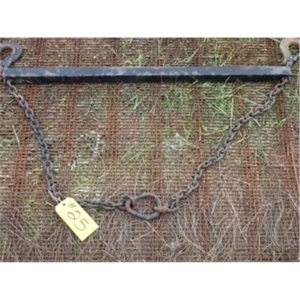 2 STEEL LIFTING ARMS