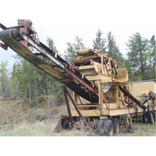 TRAYLOR STEARNS CRUSHER #203025 CONE CRUSHER PLANT C/W CASE 2470, GENSET & ALL ELECTRICAL