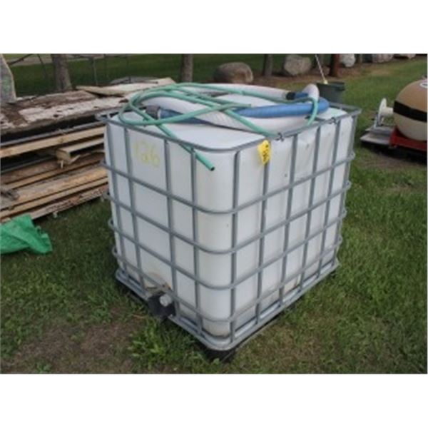 PLASTIC TANK & HOSE