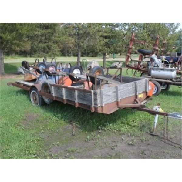 6' X 14' SINGLE AXLE BALL TRAILER