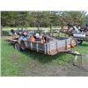 Image 1 : 6' X 14' SINGLE AXLE BALL TRAILER