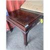 Image 1 : BEAUTIFUL 3 DRAWER DESK C/W DECORATIVE TOP (APPROX 3' X 6')