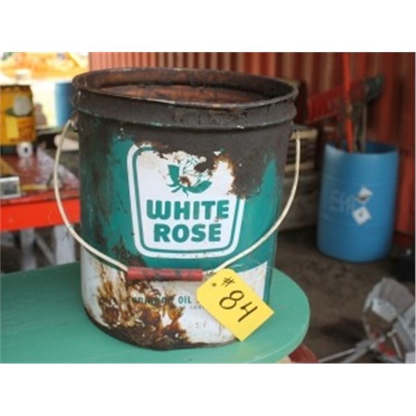 WHITE ROSE 5 GALLON OIL CAN