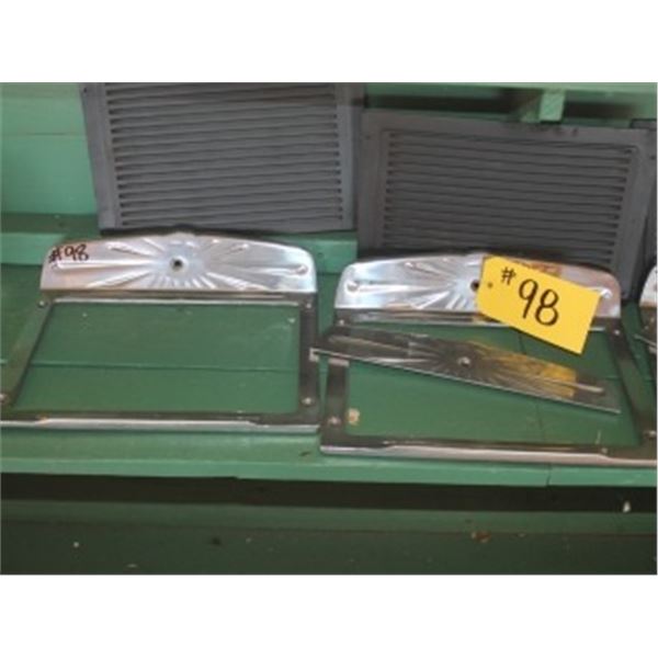 4 METAL STEPS C/W THE RUBBER