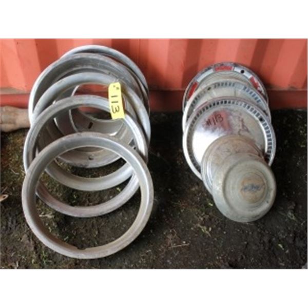 8 BEAUTY RINGS & HUB CAPS