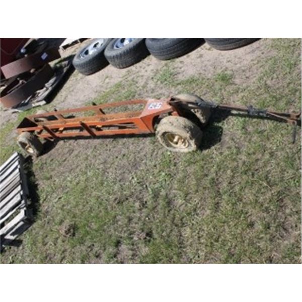 4 WHEEL PIPE CART (MEASURES 7' 2")