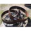 Image 1 : 2 - 40" STEEL WHEELS