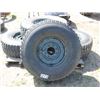 Image 1 : 4 - MUD/SNOW TIRES ON 8 BOLT HUMMER RIMS (37X12.50R 16.5LT)