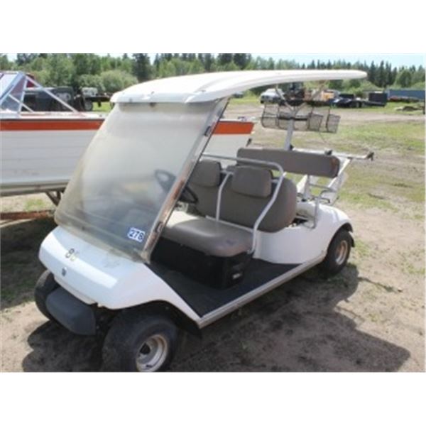 4 SEATER GOLF CART C/W WINDSHIELD & CANOPY
