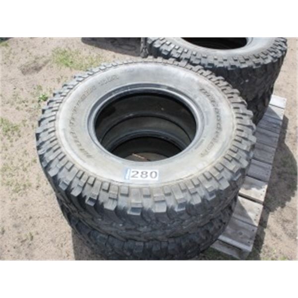 4 - BF GOODRIDGE 37X12.5R17 TIRES (PER TIRE TIMES 4)