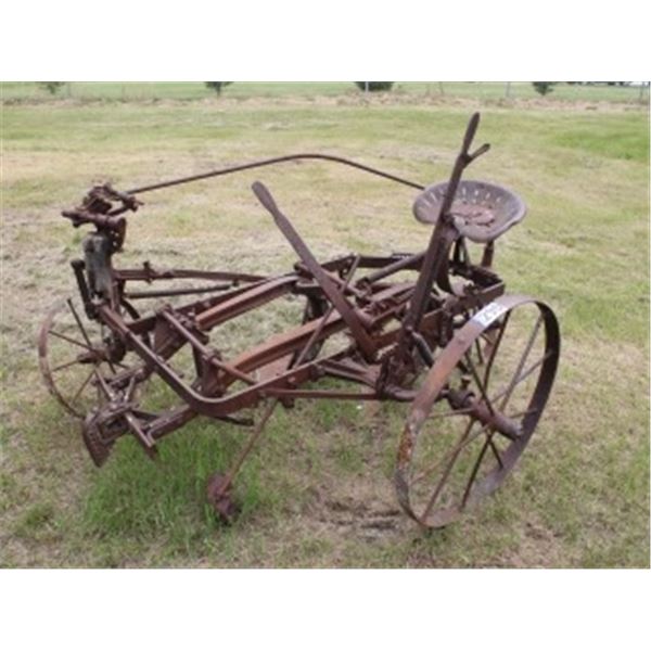 2 BOTTOM HORSE DRAWN PLOW C/W SEAT
