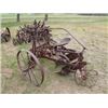 Image 2 : 2 BOTTOM HORSE DRAWN PLOW C/W SEAT