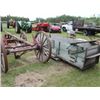 Image 2 : ADAMS HIGH GEAR WAGON C/W HITCH & GREEN GRAIN BOX