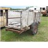 Image 3 : SINGLE AXLE WAGON C/W GRAIN BOX