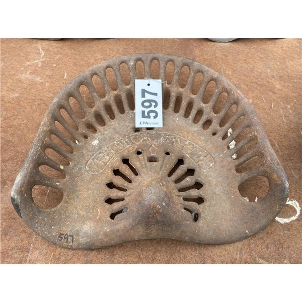 "BUCKEYE" STEEL TRACTOR SEAT