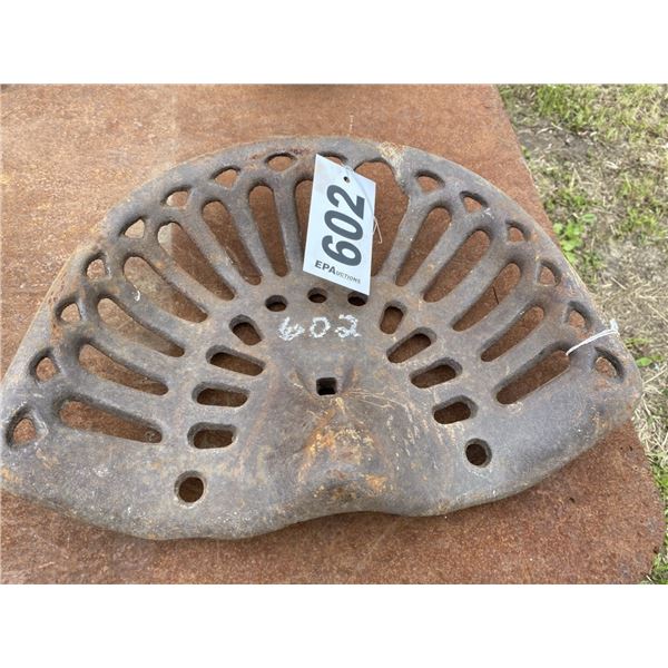 ANTIQUE TRACTOR SEAT