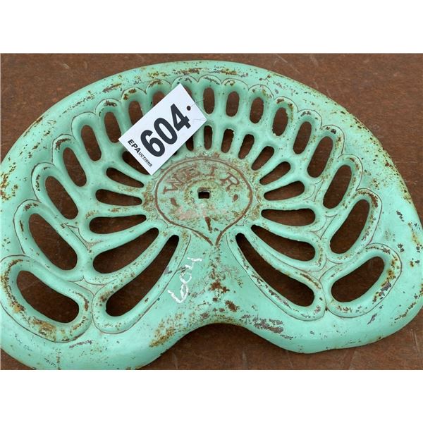 "WEIR" ANTIQUE TRACTOR SEAT