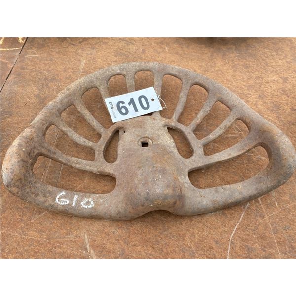 ANTIQUE TRACTOR SEAT