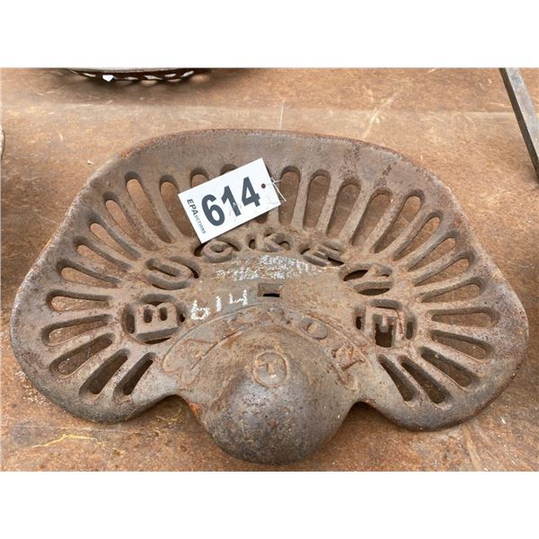 "BUCKEYE AKRON" ANTIQUE TRACTOR SEAT