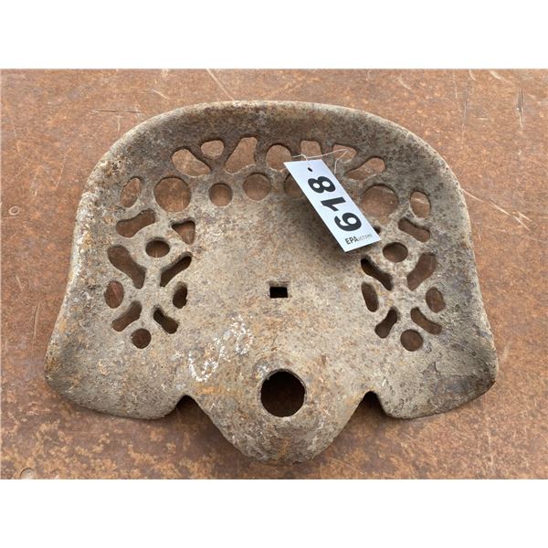 ANTIQUE TRACTOR SEAT