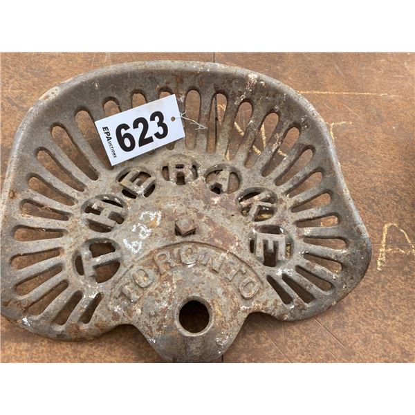 "THERAKE TORONTO" ANTIQUE TRACTOR SEAT