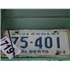 Image 1 : ALBERTA LICENCE PLATE DATED 1957