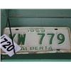 Image 1 : ALBERTA LICENCE PLATE DATED 1959 (*GOV'T ISSUED)