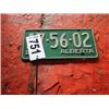 Image 1 : ALBERTA LICENCE PLATE DATED 1971