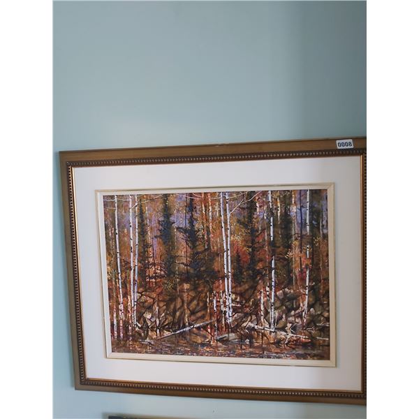 Framed oil Acrylic Canvas Painting by Roland Daum