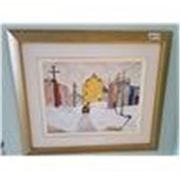 Framed Canvas Painting by Lorne Day - Missing Picture of front