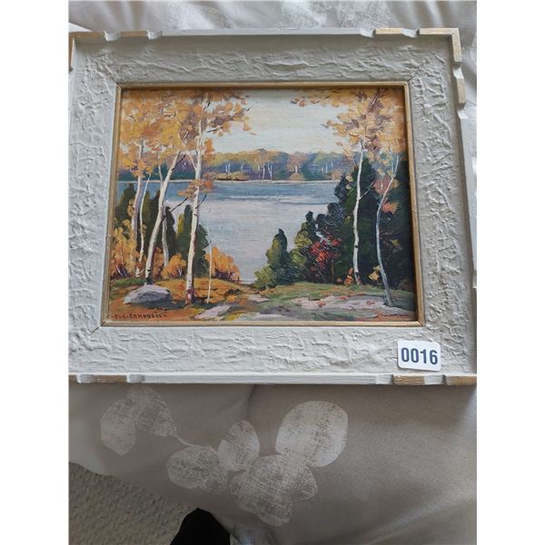 Framed Acrylic Canvas Painting by Flo Johansen Campbell