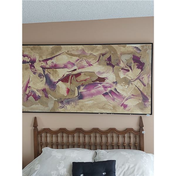 Framed Abstract Sand Painting